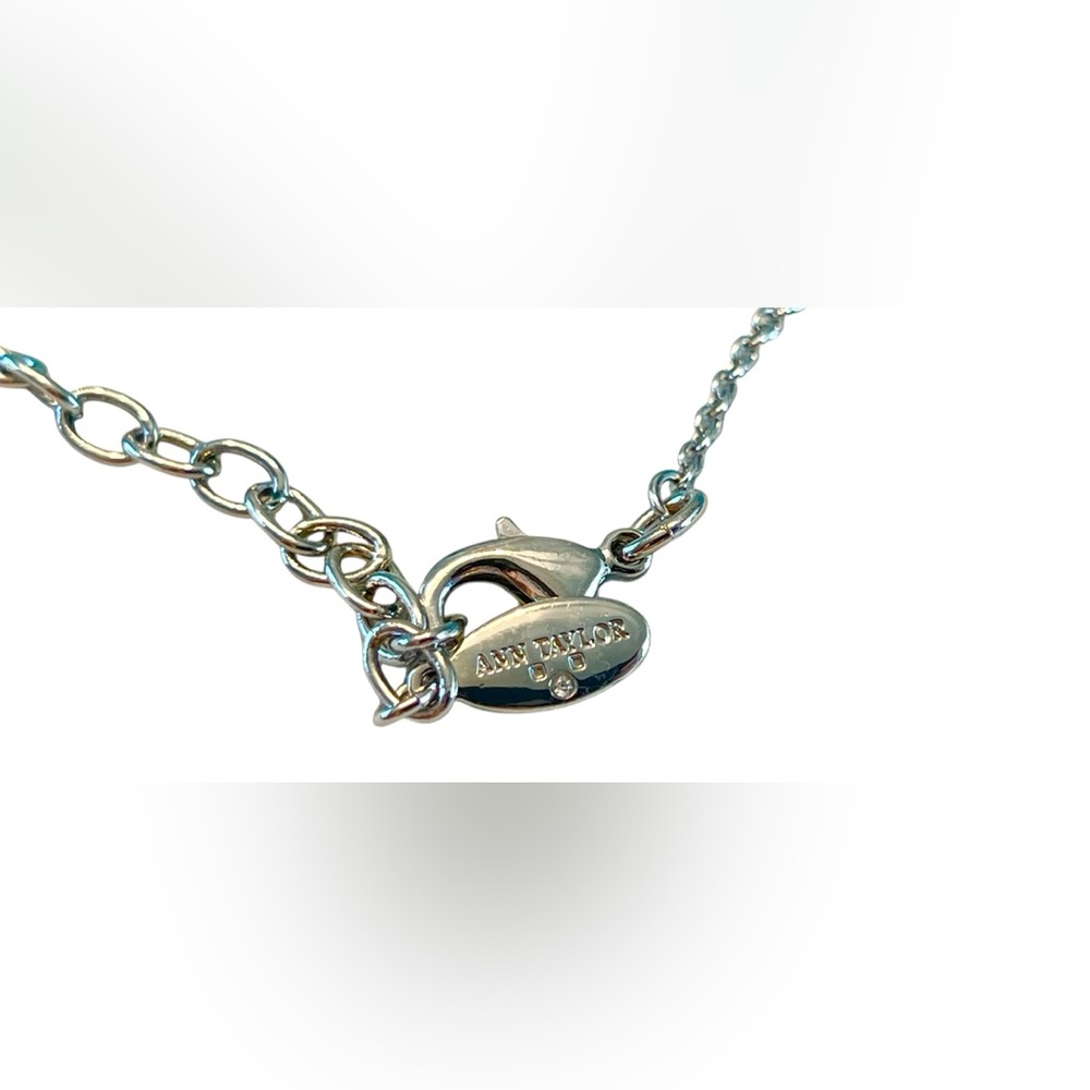 Ann Taylor Elegant Silver Toned Necklace - Picture 4 of 7